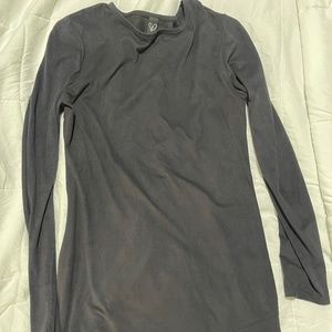 Light black satin dress